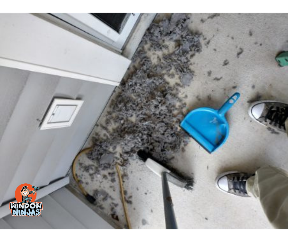 dryer vent clog unclogged