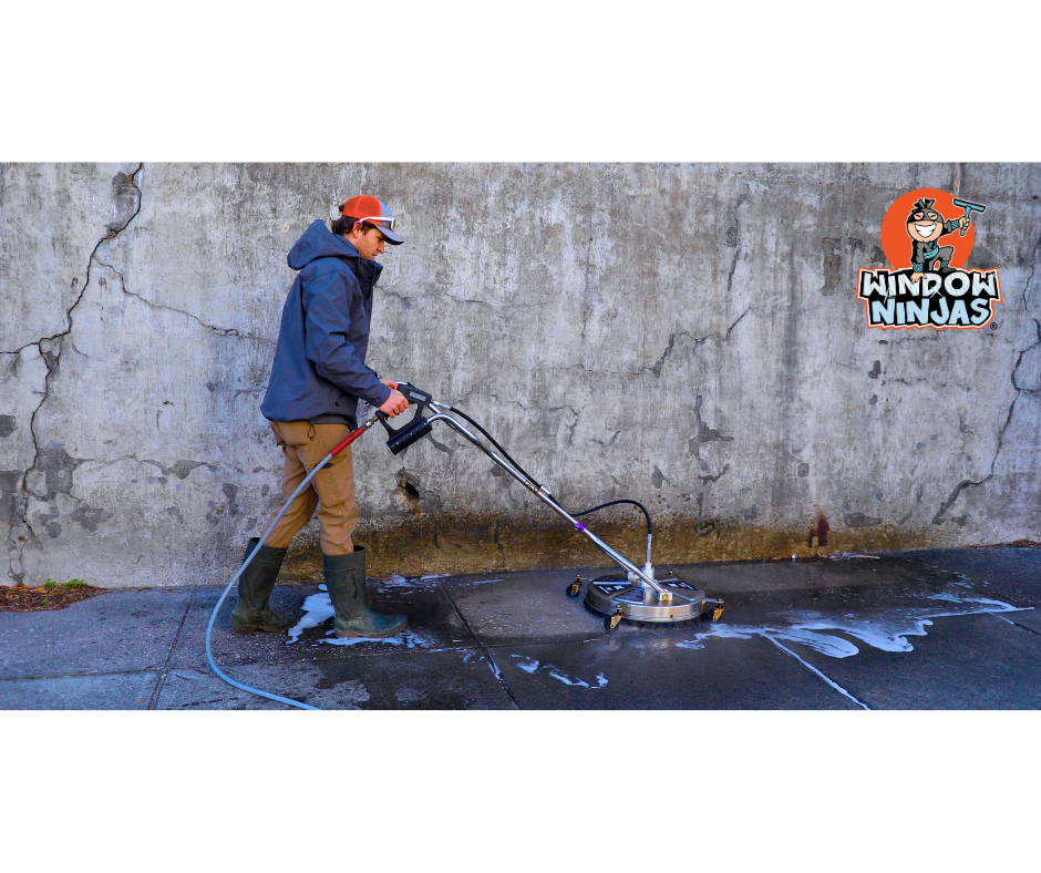 Window Ninjas pressure washing service