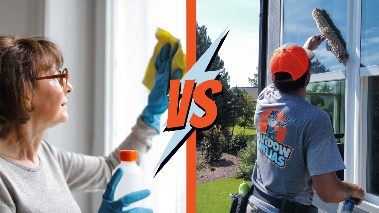 DIY Vs Professional Window Cleaning